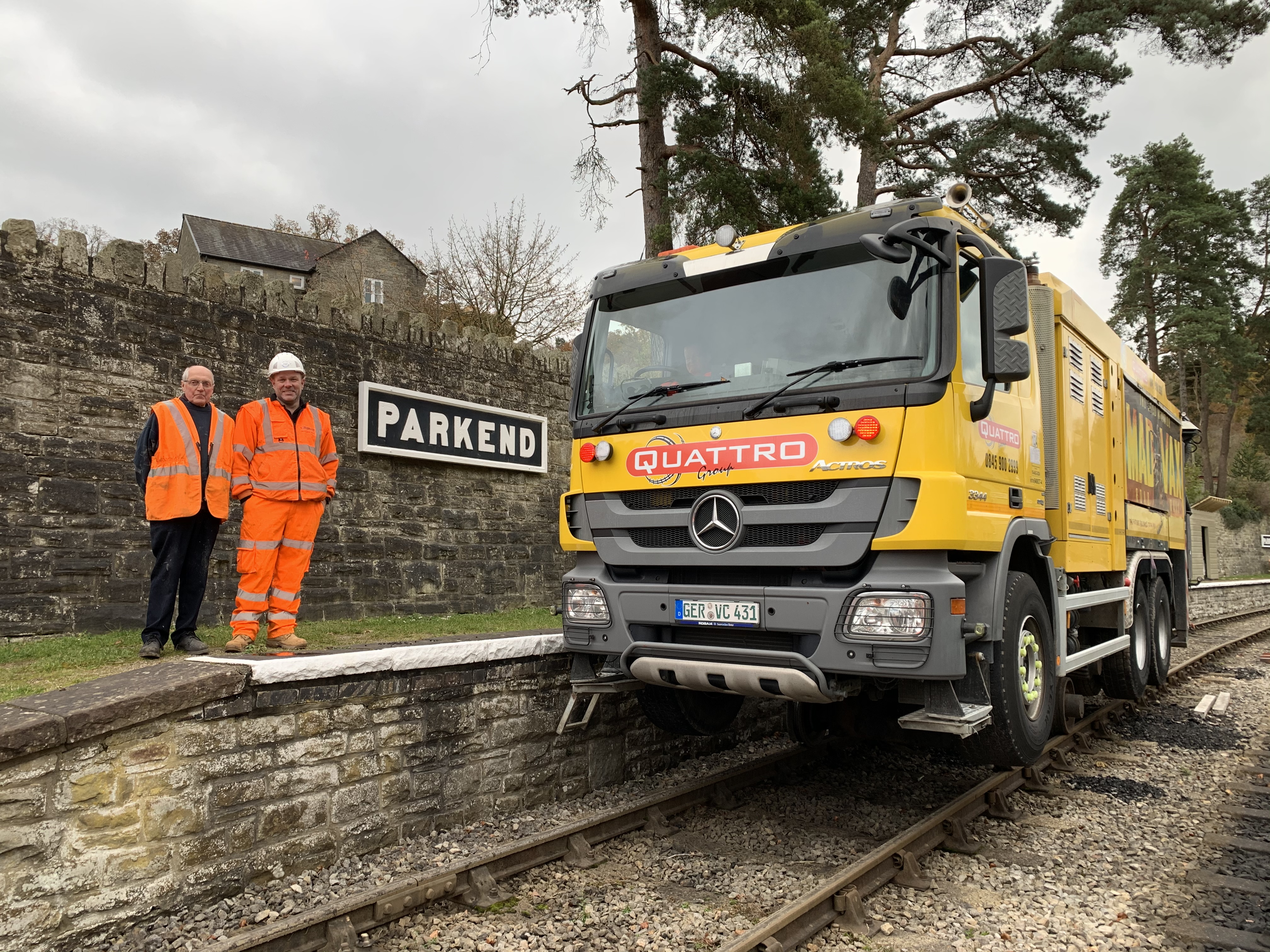 If you go down to the woods today… you'll find Coops Group hard at work supporting Quattro Plant with video of their work alongside the Dean Forest Heritage Railway. Quattro Plant were working alongside the Dean Forest Heritage Railway team this week, helping them get the track at Parkend Station prepped and ready for winter - just in time for the Santa Special Steam train! Our team spent two days working closely with Trevor Hartnett and Station Manager Granville Kestell,,filming the cleaning out catch pits and reballasting, leaving the heritage railway in tip-top condition for winter.